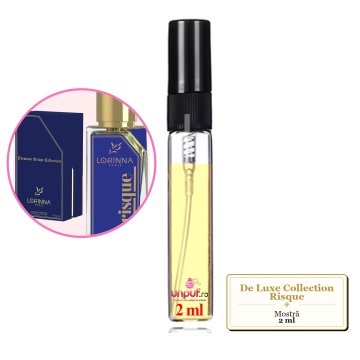 Mostra fiola din Parfumul De Luxe Collection Risque, decant sticla cu pulverizator