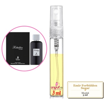 Mostra fiola din Parfumul Emir Forbidden Sugar, decant sticla cu pulverizator - Img 3