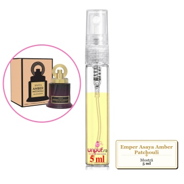 Mostra fiola din Parfumul Emper Asaya Amber Patchouli, decant sticla cu pulverizator - Img 4