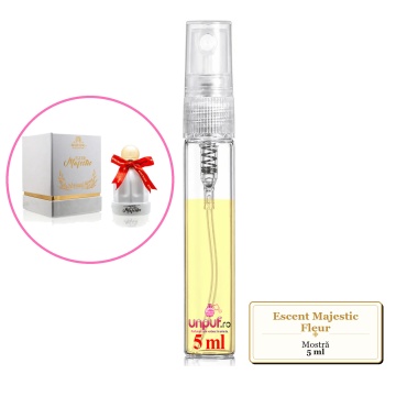 Mostra fiola din Parfumul Escent Majestic Fleur, decant sticla cu pulverizator - Img 4