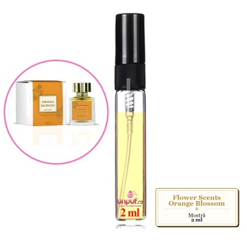 Mostra fiola din Parfumul Flower Scents Orange Blossom, decant sticla cu pulverizator