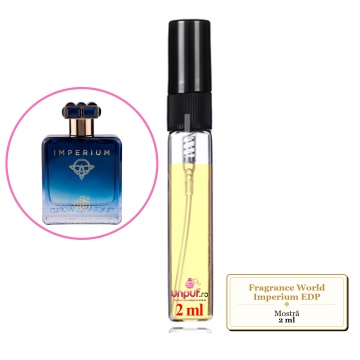 Mostra Fiola Din Parfumul Fragrance World Imperium Eau De Parfum, Decant Sticla Cu Pulverizator