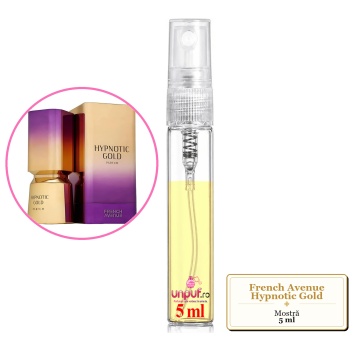 Mostra fiola din Parfumul French Avenue Hypnotic Gold, decant sticla cu pulverizator - Img 4