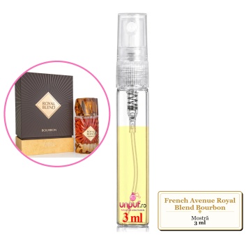 Mostra fiola din Parfumul French Avenue Royal Blend Bourbon, decant sticla cu pulverizator - Img 2