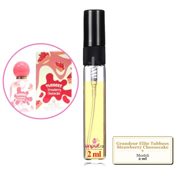 Mostra fiola din Parfumul Grandeur Elite Tubbees Strawberry Cheesecake, decant sticla cu pulverizator - Img 2