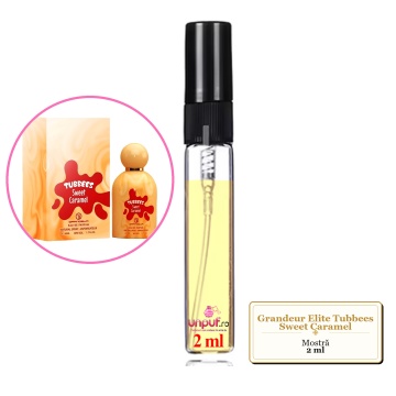 Mostra fiola din Parfumul Grandeur Elite Tubbees Sweet Caramel, decant sticla cu pulverizator - Img 2