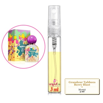 Mostra fiola din Parfumul Grandeur Tubbees Berry Blast, decant sticla cu pulverizator - Img 3
