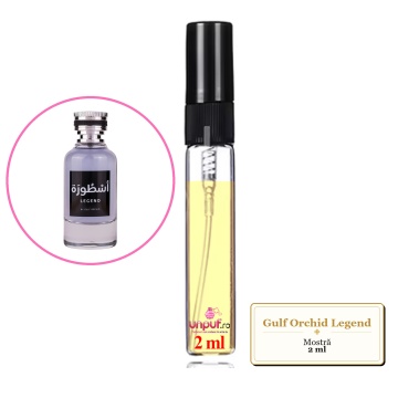 Mostra fiola din Parfumul Gulf Orchid Legend, decant sticla cu pulverizator - Img 1
