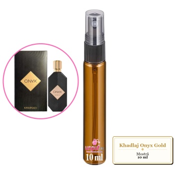 Mostra fiola din Parfumul Khadlaj Onyx Gold, decant sticla cu pulverizator - Img 3