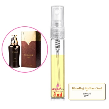 Mostra fiola din Parfumul Khadlaj Stellar Oud, decant sticla cu pulverizator - Img 3
