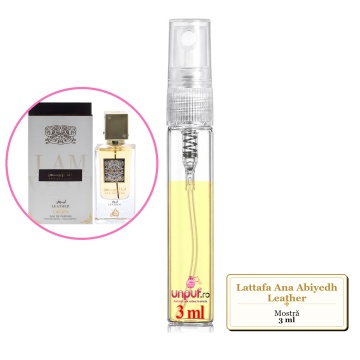 Mostra fiola din Parfumul Lattafa Ana Abiyedh Leather, decant sticla cu pulverizator - Img 2