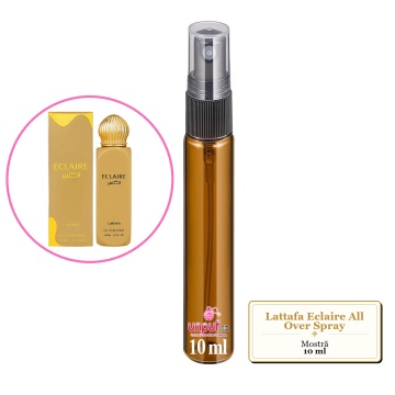 Mostra fiola din Parfumul Lattafa Eclaire All Over Spray, decant sticla cu pulverizator