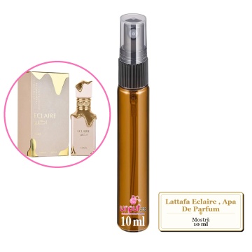 Mostra fiola din Parfumul Lattafa Eclaire, Apa De Parfum, decant sticla cu pulverizator