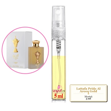 Mostra fiola din Parfumul Lattafa Pride Al Areeq Gold, decant sticla cu pulverizator - Img 4