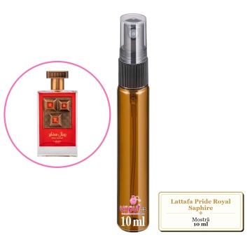 Mostra fiola din Parfumul Lattafa Pride Royal Saphire, decant sticla cu pulverizator - Img 3