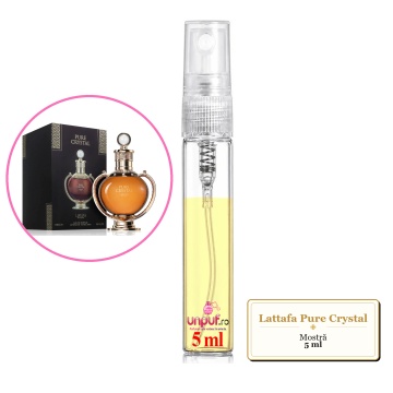 Mostra fiola din Parfumul Lattafa Pure Crystal, decant sticla cu pulverizator - Img 4