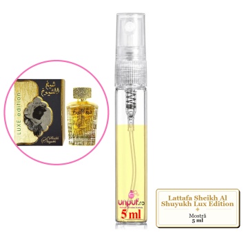 Mostra fiola din Parfumul Lattafa Sheikh Al Shuyukh Lux Edition, decant sticla cu pulverizator - Img 4