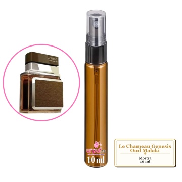 Mostra fiola din Parfumul Le Chameau Genesis Oud Malaki, decant sticla cu pulverizator - Img 3