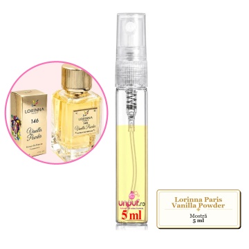 Mostra fiola din Parfumul Lorinna Paris Vanilla Powder, decant sticla cu pulverizator - Img 3