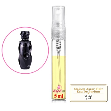 Mostra fiola din Parfumul Maison Asrar Flair Eau De Parfum, decant sticla cu pulverizator - Img 3