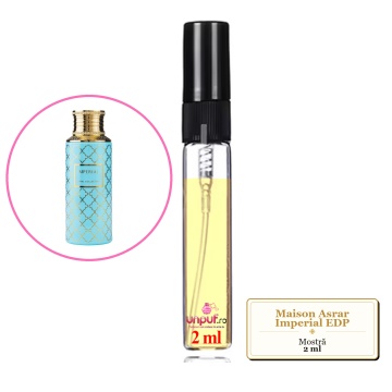 Mostra Fiola Din Parfumul Maison Asrar Imperial Eau De Parfum, Decant Sticla Cu Pulverizator