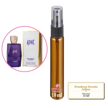 Mostra fiola din Parfumul Pendora Scents Adine, decant sticla cu pulverizator