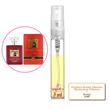 Mostra fiola din Parfumul Pendora Scents Charuto Mysterious Tobacco, decant sticla cu pulverizator - Img 3