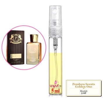 Mostra fiola din Parfumul Pendora Scents Golden One, decant sticla cu pulverizator - Img 4