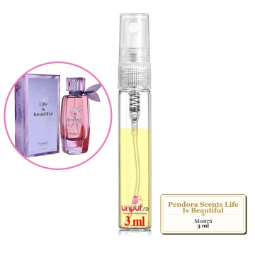 Mostra fiola din Parfumul Pendora Scents Life Is Beautiful, decant sticla cu pulverizator - Img 3