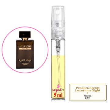 Mostra fiola din Parfumul Pendora Scents Luxurious Night, decant sticla cu pulverizator - Img 4