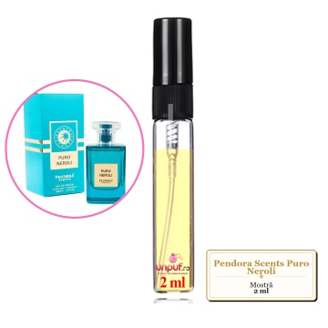 Mostra fiola din Parfumul Pendora Scents Puro Neroli, decant sticla cu pulverizator - Img 1