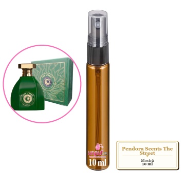 Mostra fiola din Parfumul Pendora Scents The Street, decant sticla cu pulverizator