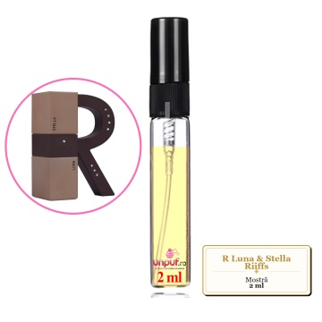 Mostra fiola din Parfumul R Luna & Stella Riiffs, unisex, decant sticla cu pulverizator