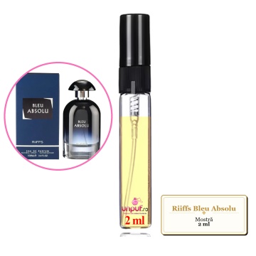 Mostra fiola din Parfumul Riiffs Bleu Absolu, decant sticla cu pulverizator - Img 2