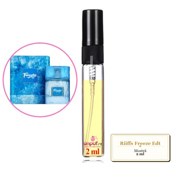 Mostra fiola din Parfumul Riiffs Freeze Edt, decant sticla cu pulverizator - Img 2