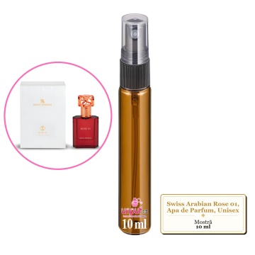Mostra fiola din Parfumul Swiss Arabian Rose 01, Apa de Parfum, Unisex, decant sticla cu pulverizator