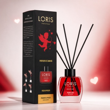 Odorizant de Cameră cu Bețișoare Parfumate Loris Parfum Îngerul Roșu, 120 ml, Esență Red Angel, Miros Elegant și Persistent - Img 4