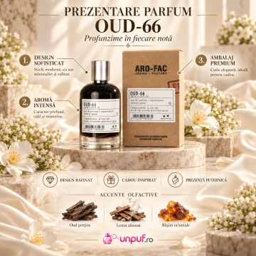 Oud 66, Aro Fac parfum barbati EDP,100 ml - Img 3