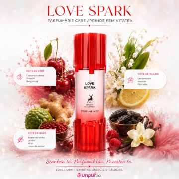 Parfum Alhambra Love Spark Body Mist 250 ml ,arăbesc , Damă - Img 7