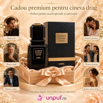 Parfum Arăbesc Ajmal Amber Wood Noir 50 ml, Damă, edp - Img 5