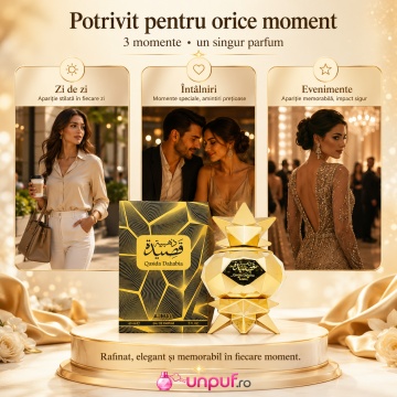 Parfum Arăbesc Ajmal Qasida Dahabia 60 ml, Damă, edp - Img 6