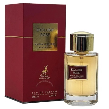 Parfum Arăbesc Alhambra Exclusif Rose Maison Alhambra 100 ml, Apă de Parfum Unisex, Damă și Bărbat, Aromă Floral Orientală, Inspirat Delina Exclusif - Img 11