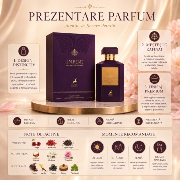 Parfum Arăbesc Alhambra Infini Intoxicating Cherry Maison Alhambra 100 ml, Apă de Parfum Unisex, Damă și Bărbat, Aromă Fructat Gurmandă, Inspirat Narcotic Night - Img 3