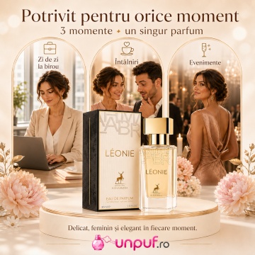 Parfum Arăbesc Alhambra Leonie 30 ml, Apă de Parfum Damă, Maison Alhambra, Inspirat Libre, Aromă Oriental Modernă cu Note Fructate, Bergamotă, Condimente, Iasomie, Trandafir, Note Lemnoase, Cedru, Ambră, Mosc și Vanilie - Img 6