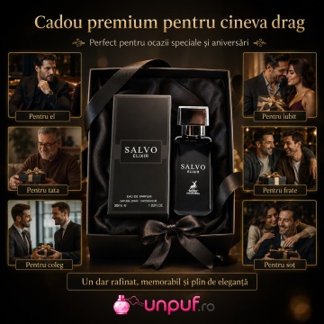 Parfum Arăbesc Alhambra Salvo Elixir Maison Alhambra 30 ml, Apă de Parfum Bărbați, Aromă Aromatic Condimentată, Inspirat Sauvage Elixir - Img 7