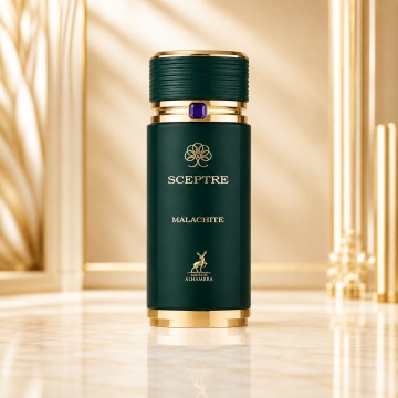 Parfum Arăbesc Alhambra Sceptre Malachite 100 ml, Apă de Parfum Unisex, Damă și Bărbat, Maison Alhambra, Inspirat God of Fire, Aromă Oriental Modernă Fresh Fructată cu Note Fructate, Bergamotă, Condimente, Iasomie, Trandafir, Note Lemnoase, Cedru, Ambră, - Img 2