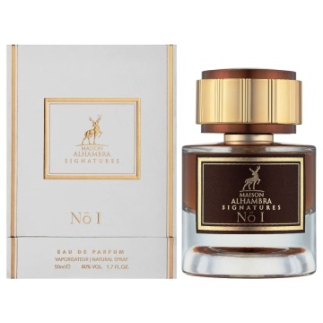 Parfum Arăbesc Alhambra Signatures No. 1 50 ml, Apă de Parfum Unisex, Damă și Bărbat, Maison Alhambra, Inspirat Cuir Intense, Aromă Verde Aromatică cu Bergamotă, Frunze Verzi, Mentă, Ceai Verde, Ierburi Aromatice, Lavandă, Cedru, Mosc și Vetiver - Img 11