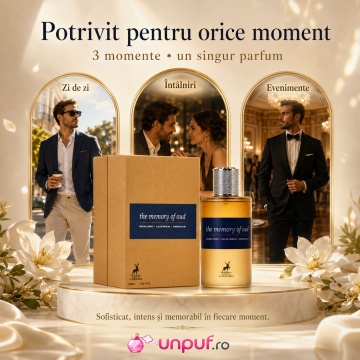 Parfum Arăbesc Alhambra The Memory Of Oud Maison Alhambra 100 ml, Apă de Parfum Unisex, Damă și Bărbat, Aromă Oriental Lemnoasă cu Oud și Piele, Inspirat Oud Maracuja - Img 6