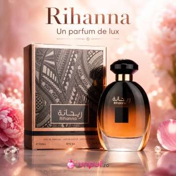 Parfum Arăbesc Ard Al Zaafaran Rihanna 100 ml, Apă de Parfum Unisex, Damă și Bărbat, Inspirat Love Don't Be Shy, Aromă Oriental Arabescă Dulce Florală cu Bergamotă, Șofran, Iasomie, Trandafir, Oud, Ambră, Mosc și Vanilie