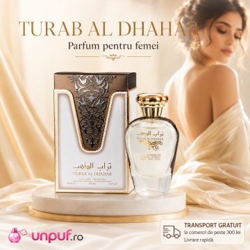 Parfum Arăbesc Ard Al Zaafaran Turab Al Dhahab 100 ml, Apă de Parfum Damă, Inspirat Soleil Blanc, Aromă Oriental Ambrată Solară cu Cocos, Citrice, Bergamotă, Vanilie, Flori Albe, Lemn de Cedru, Lemn de Santal, Mosc și Note Pudrate - Img 10